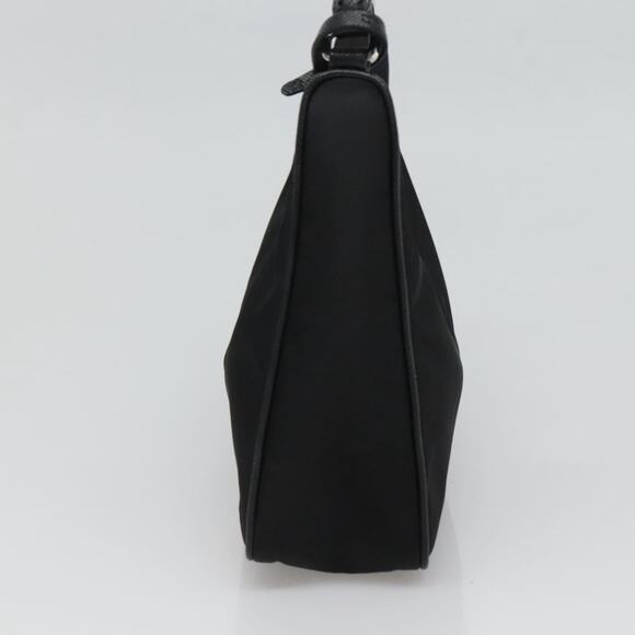 PRADA Shoulder Bag Nylon Black Silver - Picture 4 of 12